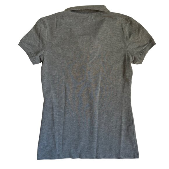 Aeropostale Women's Medium Heather Grey A87 Piqué Polo - Size Small - Picture 4 of 13